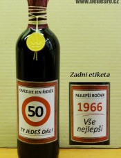 Dárkové víno pro oslavence /č