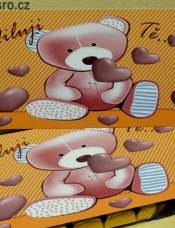 056/ čokoláda Medvídek Miluji Tě