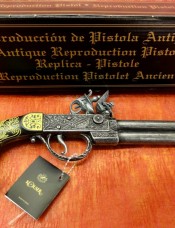 Historie / Křesadlová pistole dvouhlavňová / 027